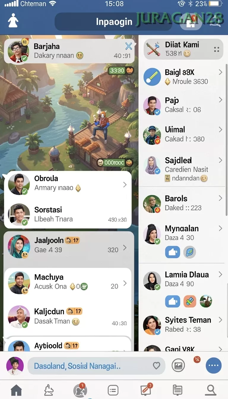 Cuplikan layar 8II — pengaturan akun