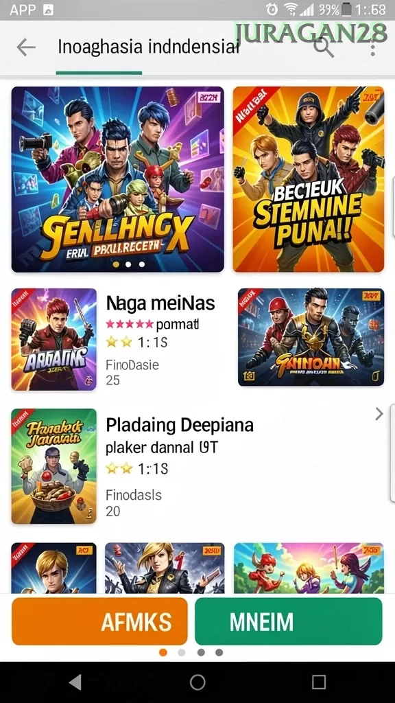 Cuplikan layar RPZZZ — halaman utama